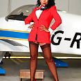 Air hostess Danica in stockings and heels - image control.gallery.php