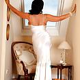 Danica poses in her full length silk nightdress before peeling it off - image control.gallery.php