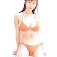 Rio Natsume posing in sexy orange bikini her natural breasts - image control.gallery.php
