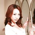 Kanako Tsuchiyo in lovely dress smiles as cum hits her face - image control.gallery.php